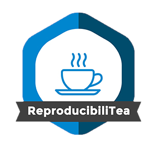 The ReproducibiliTea (UKRN) logo